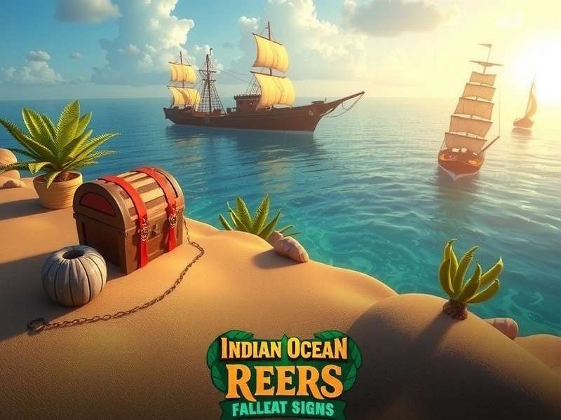 Indian Ocean Reefers gameplay showing treasure hunting